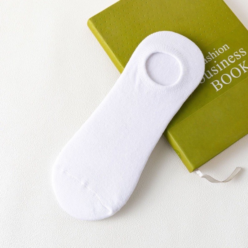  Tất nam cổ ngắn đi giày lười có đệm chống tuột cao cấp Unisex | BigBuy360 - bigbuy360.vn