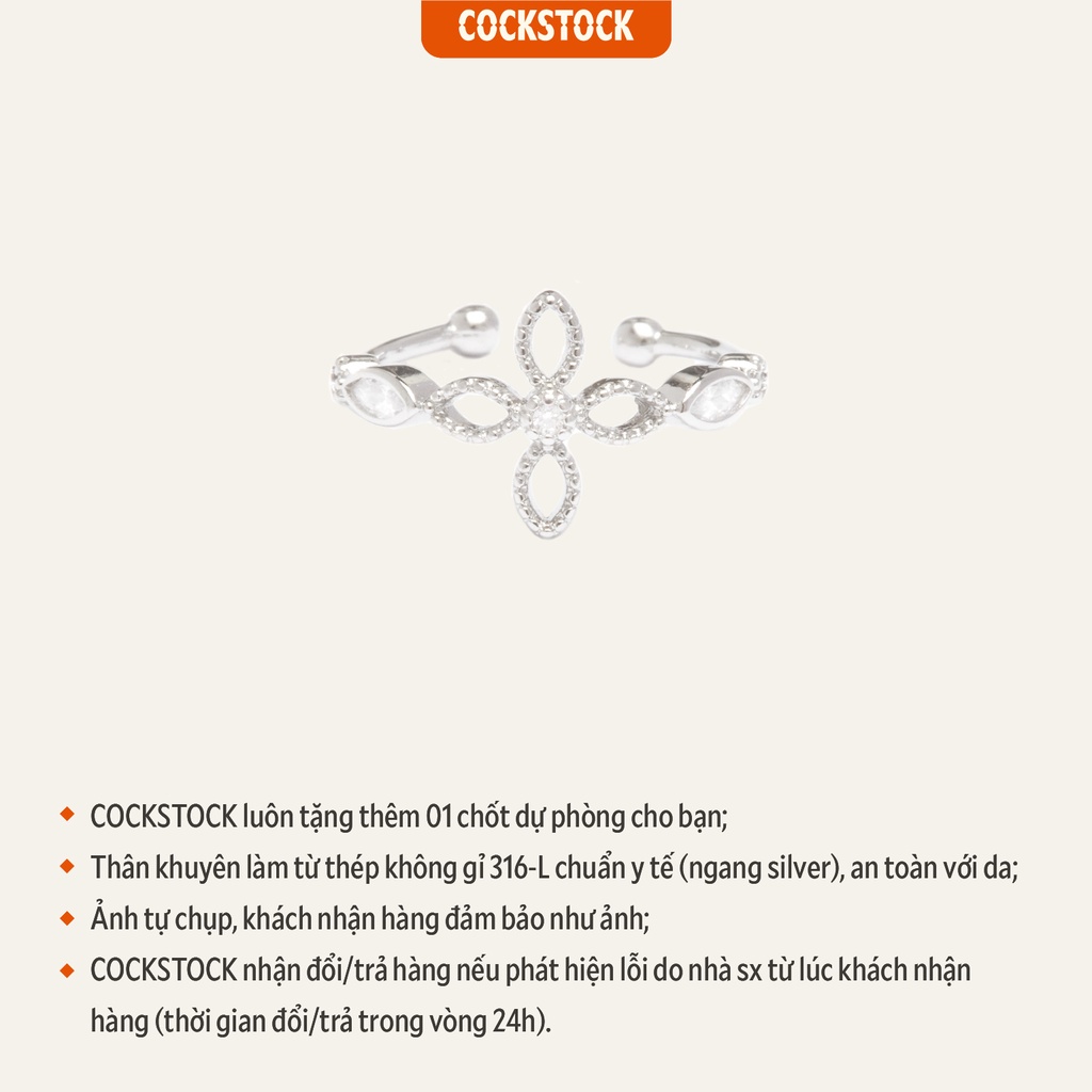 Khuyên tai kẹp Cement Tiles CockStock