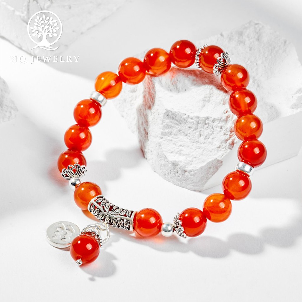 Vòng tay đỏ charm cung hoàng đạo - NQ Jewelry