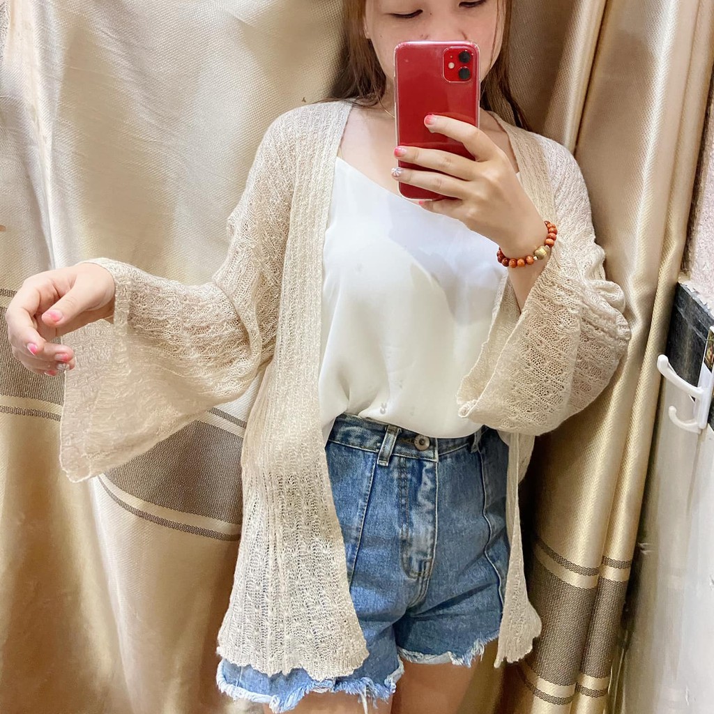 Áo khoác cardigan len mỏng mới siêu đẹp | BigBuy360 - bigbuy360.vn