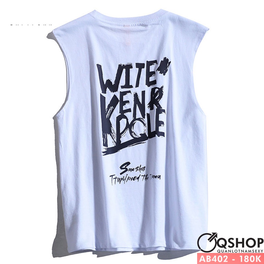 Áo thun tanktop tập gym, đi chơi AB403