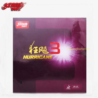 Mặt vợt bóng bàn DHS H3 [HURRICANE III] Market xoáy tốt, độ bám dính cao