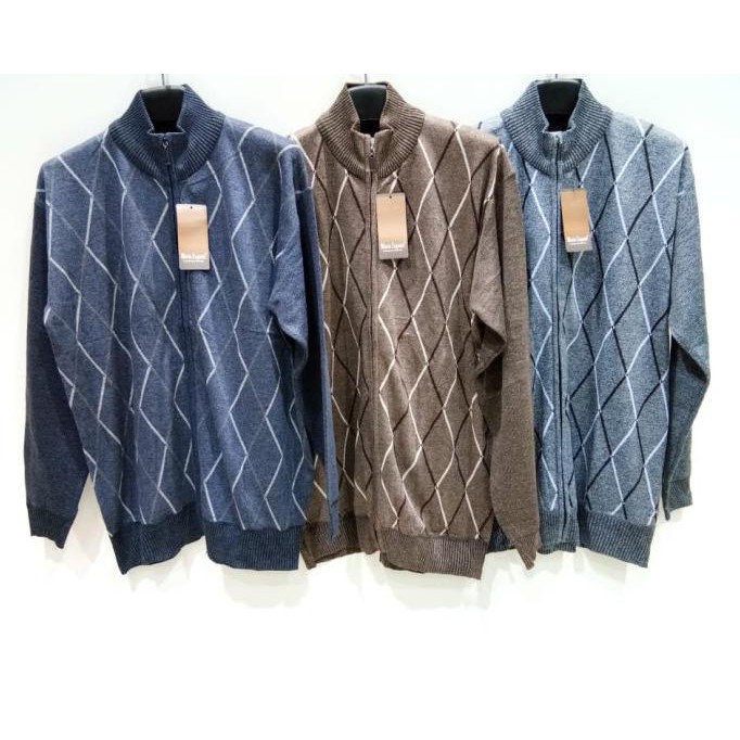 Áo Sweater Có Khóa Kéo In Hình Mario B011 - Chocolate XXL Cho Nam