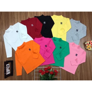 Áo cổ lọ 3 phân cho bé