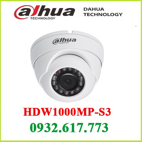 Camera 4 IN 1 Dome hồng ngoại 1.0 Megapixel DAHUA HAC-HDW1000MP-S3
