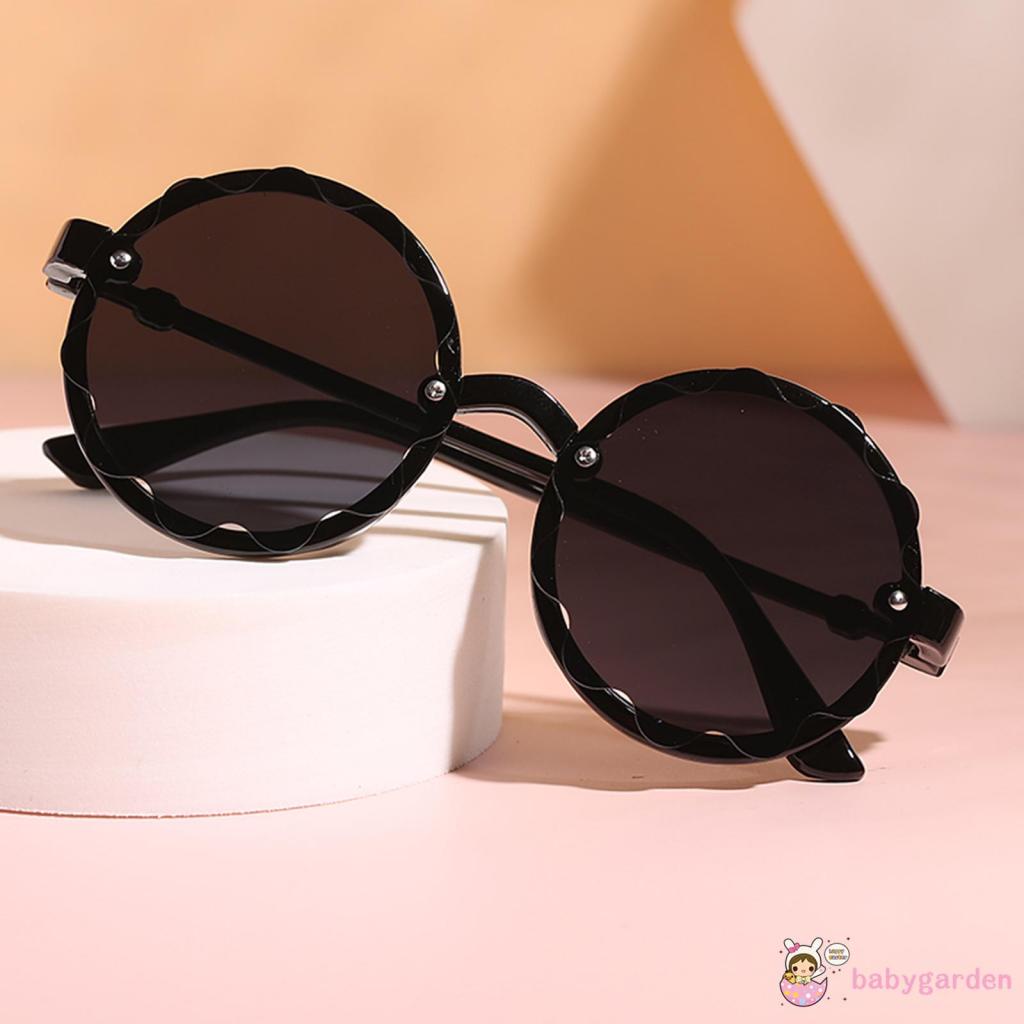 BABYGARDEN-2-10years Kids Sunglasses, Flower Pattern Anti-UV Sunglasses Photography Props for Boys and Girls