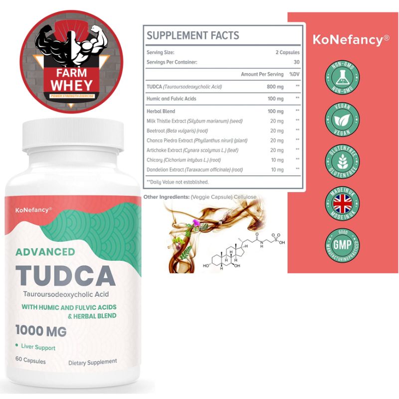ADVANCED TUDCA 800MG - GIẢI ĐỘC GAN, HẠ MEN GAN , HỖ TRỢ TIÊU HOÁ KHOẺ MẠNH