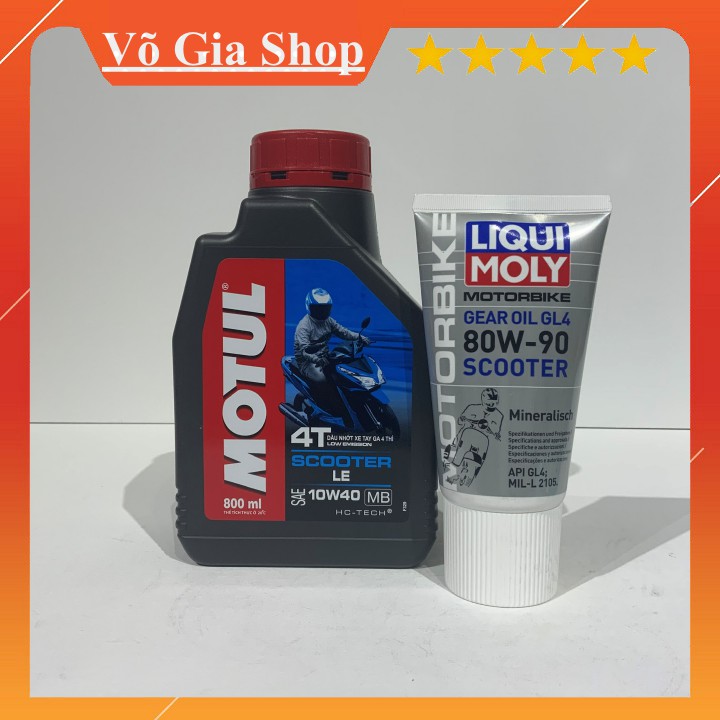 Nhớt MOTUL SCOOTER LE 10W40 800ml -  Nhớt xe tay ga cao cấp chính hãng