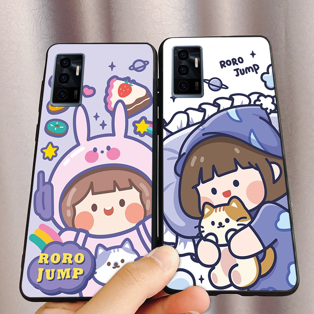 [Hàng mới về] Ốp lưng Vivo V23 5G -Vivo V23e -Vivo Y15S -Vivo Y72- Vivo Y53s cô bé gái đáng yêu jump zozo bền đẹp giá rẻ