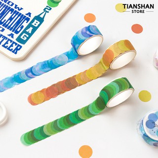 Cuộn 100 miếng dán chấm tròn trang trí scrapbook DIY