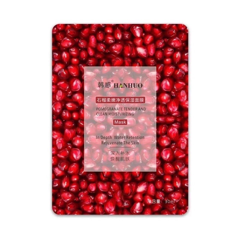 MẶT NẠ 4 VỊ TRÁI CÂY TỰ NHIÊN HANHOU