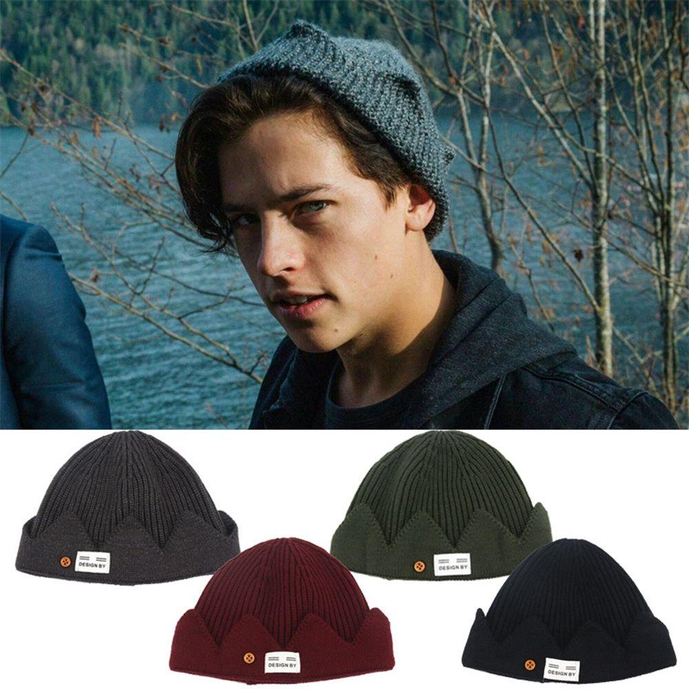 Mũ Beanie Dệt Kim WMES15H Thiết Kế Đơn Giản Dễ Phối Đồ Hóa Trang Cho Nam