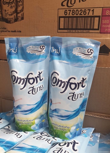 🍀MẪU MỚI🍀 túi nước xả Comfort 580ml Thái Lan
