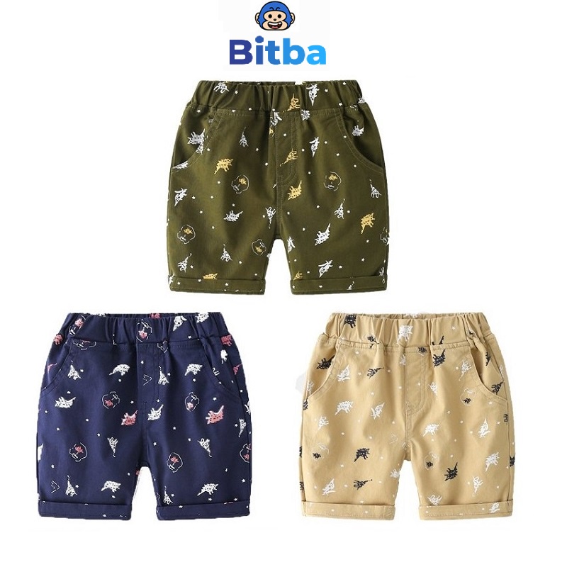 Quần kaki bé trai short cho bé 2 đến 7 tuổi BITBA
