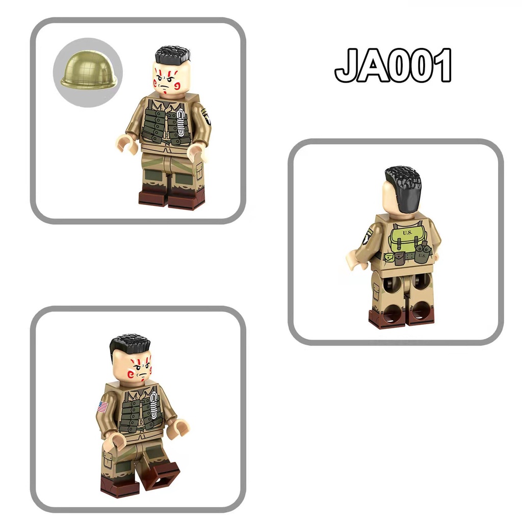 Đồ Chơi Lắp Ráp play Chiến Binh WW2 JA001