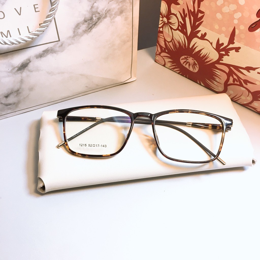[Mã SKAMCLU7 giảm 10% cho đơn từ 0Đ] Gọng kính vuông 1215 kèm cắt mắt cận viễn loạn | BigBuy360 - bigbuy360.vn