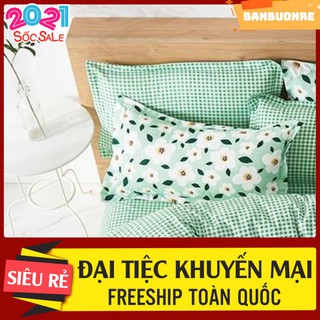 [banbuonre]Combo 2 vỏ gối nằm 50x70cm cotton poly nhập khẩu,áo gối nằm-Mã AG19