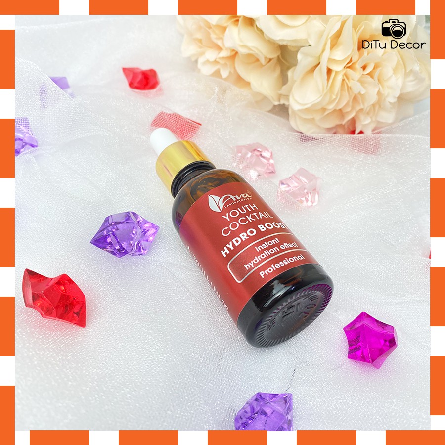 Set 10 viên đá giả - viên mini 4 màu trong suốt - DiTu Decor