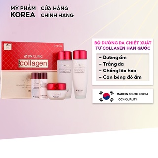 Bộ dưỡng trắng da dưỡng ẩm săn chắc chống lão hóa chiết xuất từ Collagen Hàn Quốc Full Sezi Giúp da trắng sáng mềm mại