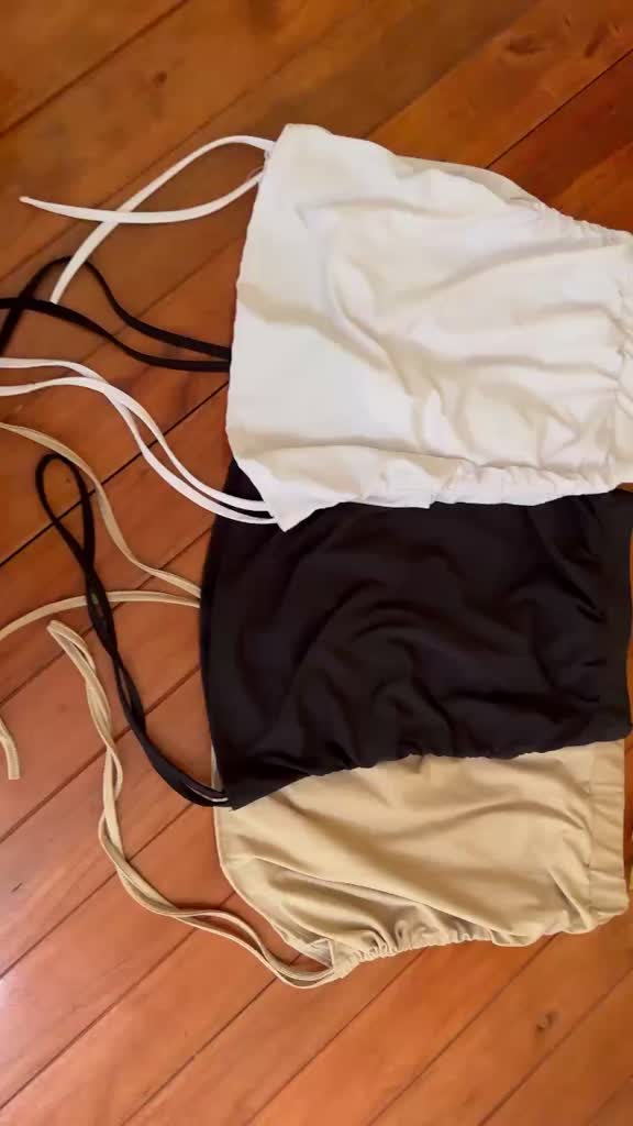 Chân váy kèm quần rút hông KA Closet 2 màu đen, trắng, chất dãn tắm co dãn tốt , có quần trong, trẻ trung50000 | BigBuy360 - bigbuy360.vn