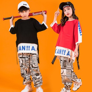 🌟 Set Áo Thun Ngắn Tay Và Quần Short Phong Cách Hip Hop Cho Bé Trai