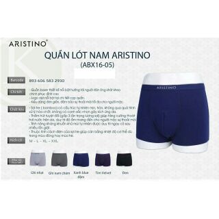 Quần lót nam aristino: ABX16-05