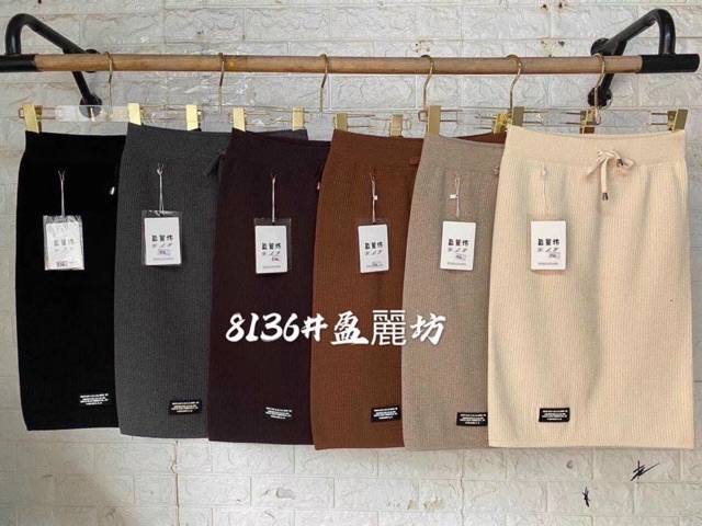 Chân váy len midi có tag hàng đẹp Quảng Châu | BigBuy360 - bigbuy360.vn