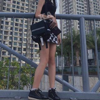 Túi chéo phản quang màù đen