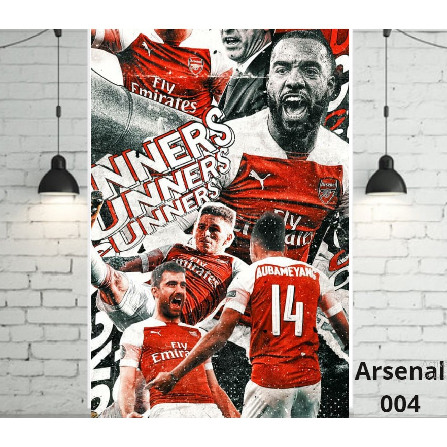 Poster Arsenal dán tường 40x60cm giá rẻ chất lượng cực đẹp