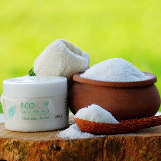 Combo 4 Hộp Muối Tắm Bé Eco 200gr