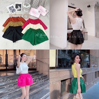 Quần short phồng tacta-short phồng cạp cao nữ cực xinh