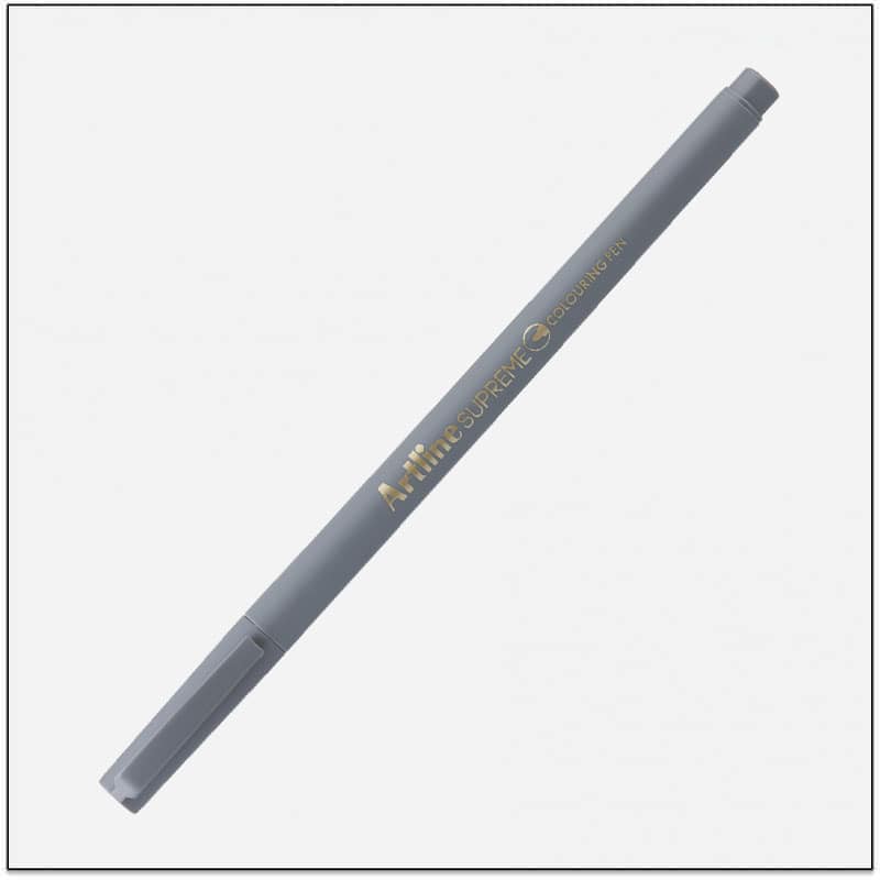 Bút lông màu Artline Supreme EPFS-210 - 0.6mm -  Màu xám (Grey)