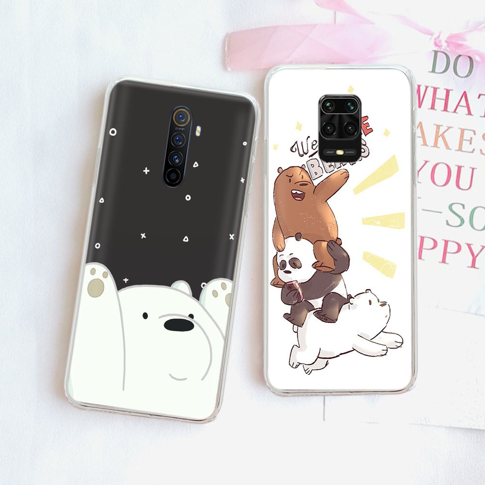 Ốp Điện Thoại Trong Suốt Hình We Bare Bear Ty141 Cho Asus Zenfone 4 Selfie 3s Pro 3 Zoom Max Plus Pegasus 4s