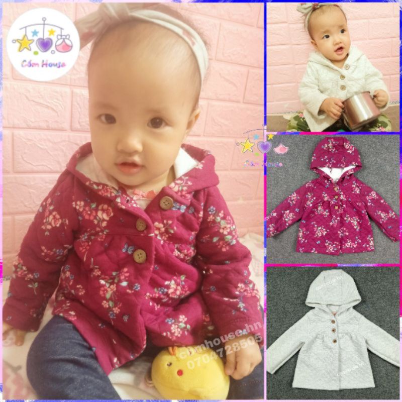 Áo Khoác Carter Hàng Xuất Cho Bé 3-24m - Mã C88