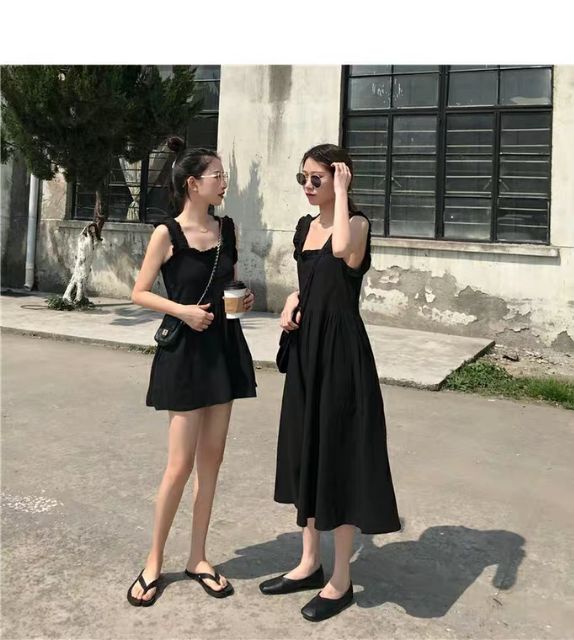 Đầm Baby Hai Dây Đôi Bạn Thân Ulzzang