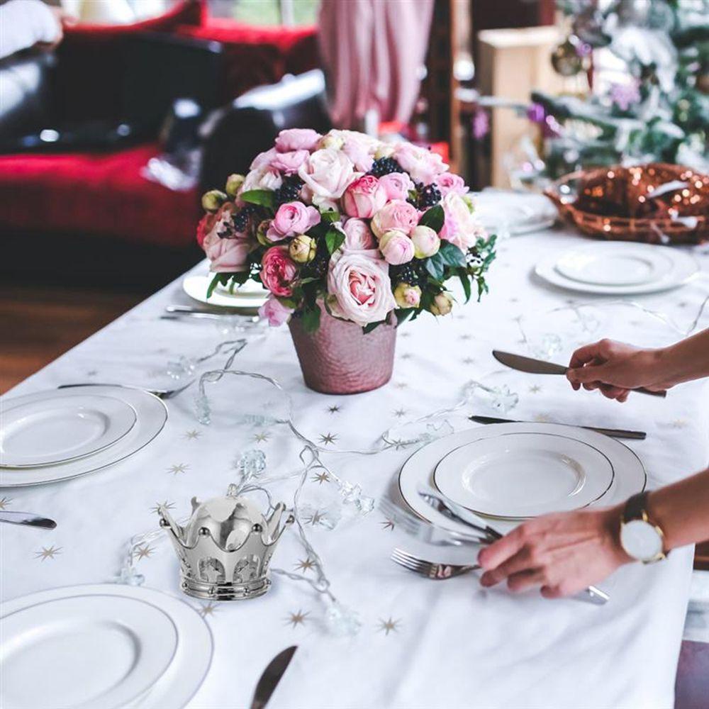 Set 12 Hộp Đựng Kẹo / Món Tráng Miệng DIY Hình Vương Miện Có Thể Nạp Đầy Cho Tiệc Cưới