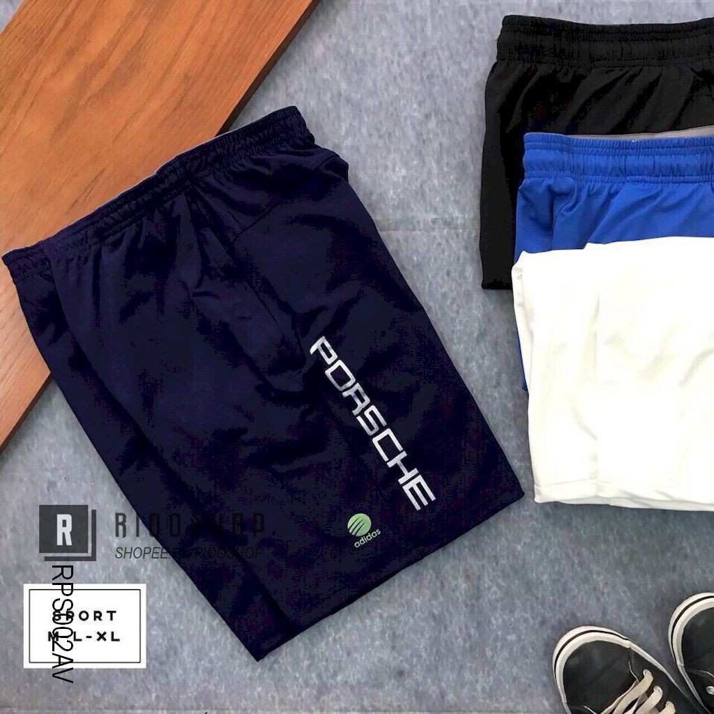 Quần thun nam thể thao ngắn cao cấp por cực đẹp RPS002av - quần short thun nam Riooshop