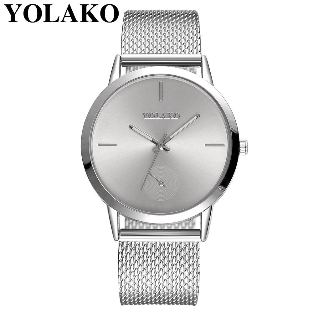 Women Casual Analogue Quartz Watch Steel Belt Wrist Watch YK25