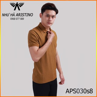 Áo Polo Aristino APS030s8 Màu Vàng - Slim có S