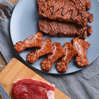 Mô hình bò bít tết giả trang trí nhà hàng khách sạn