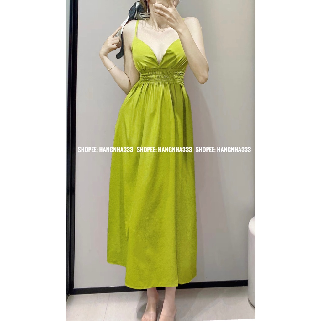 Maxi 2 chun eo dàng xòe form dài trẻ trung Ulzzang | BigBuy360 - bigbuy360.vn