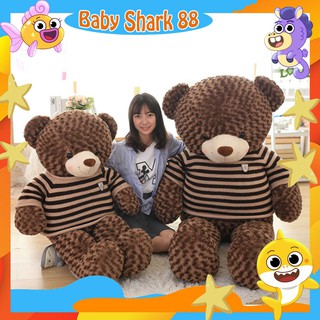 Gấu Bông Teddy Siêu To Khổng Lồ Từ 85CM-2M, Chất Liệu Bông Cao Cấp, Dễ Thương, Phù Hợp Làm Quà Tặng Ý Nghĩa