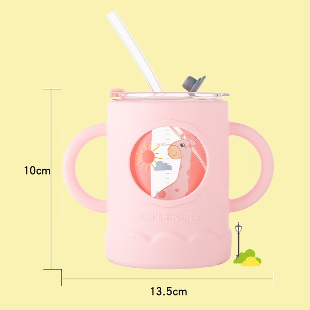 Ly sữa hình hoạt hình đáng yêu cho bé dung tích 250ml