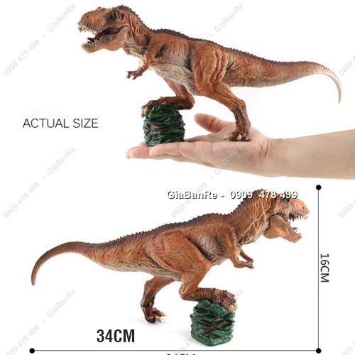 Mô Hình Khủng Long Bạo Chúa T-Rex Đạp Chân Size Lớn - 7730