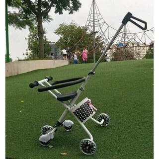 Xe đẩy 3 bánh gấp gọn