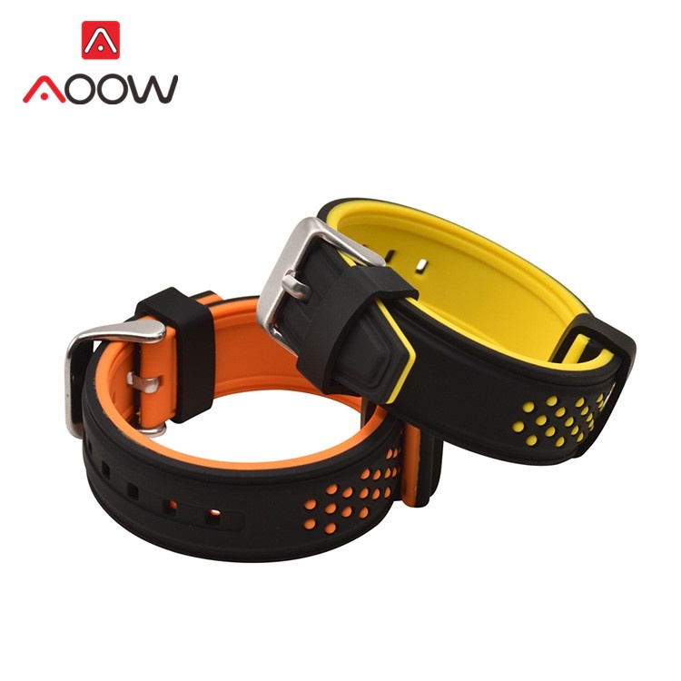 SAMSUNG Dây Đeo Silicon Mềm 20mm 22mm 24mm 26mm 42mm 46mm Cho Đồng Hồ Thể Thao Amazfit