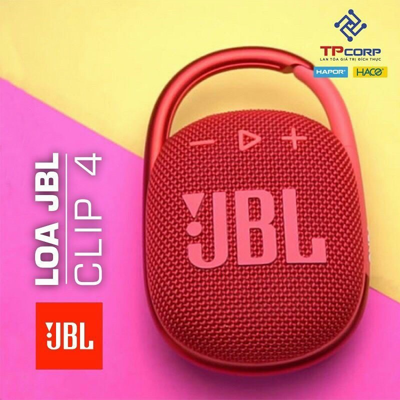 [SIÊURẺ] Loa JBL BLUTOOTH Chip 4 Mini 5.1 Loa Trầm Ngoài Trời Chống Nước IP7 Di Động Có Móc- Bảo hành toàn quốc