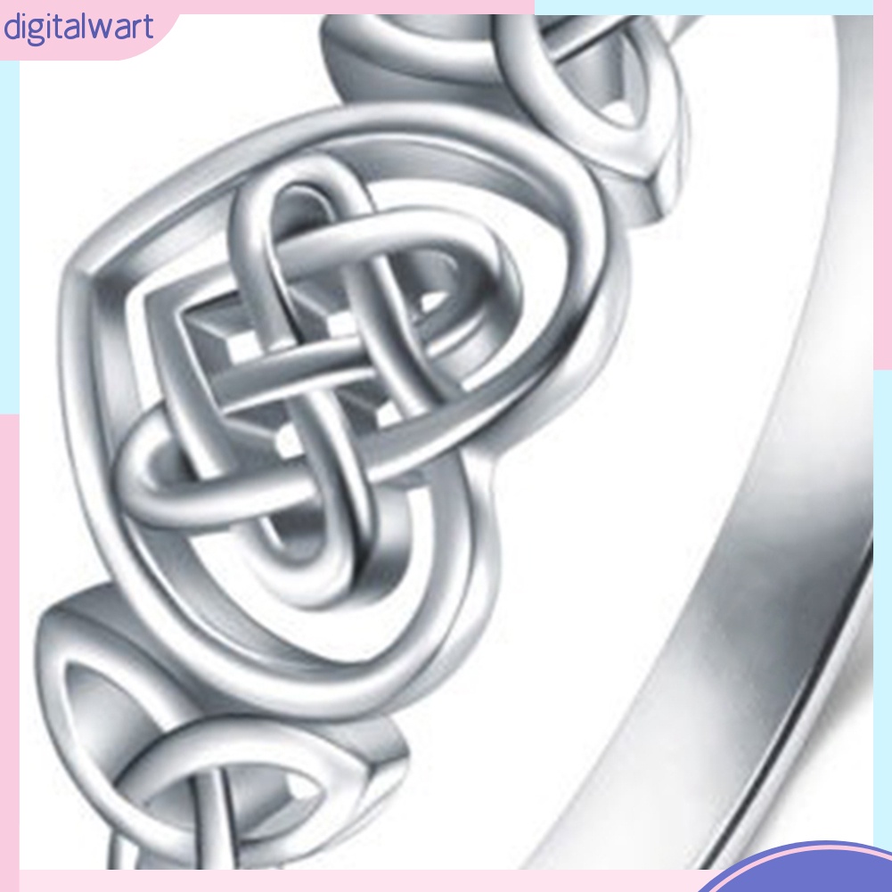 Nhẫn chạm khắc lỗ hình nút thắt thời trang nữ tính