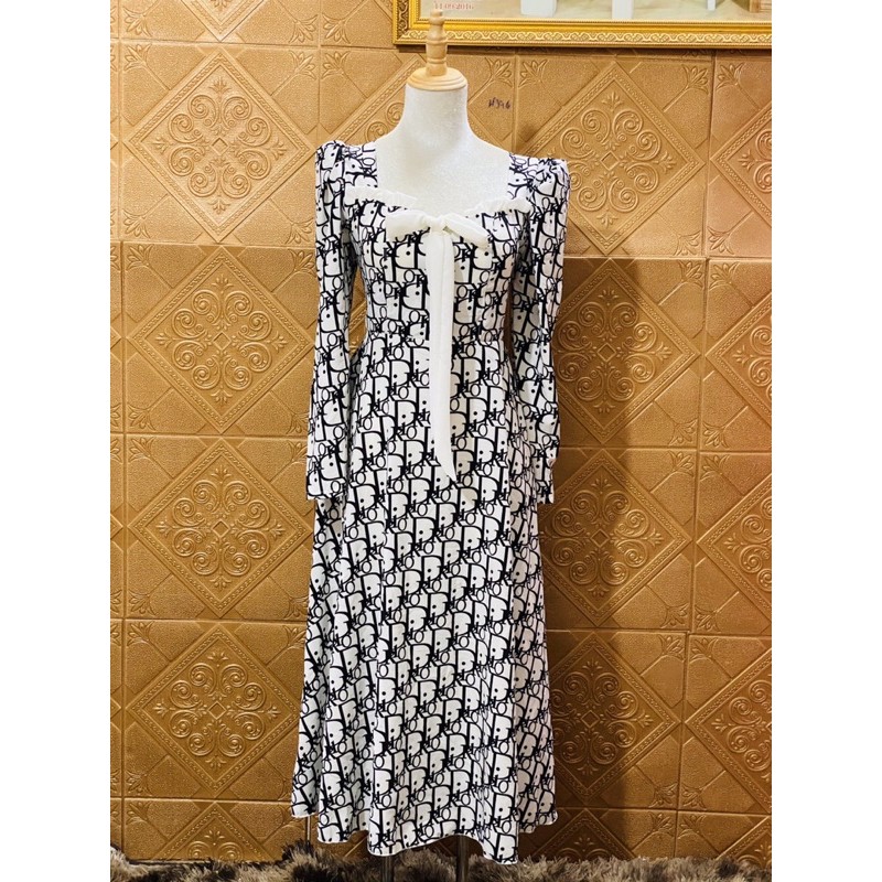 ĐẦM MAXI HOA CỘT NƠ