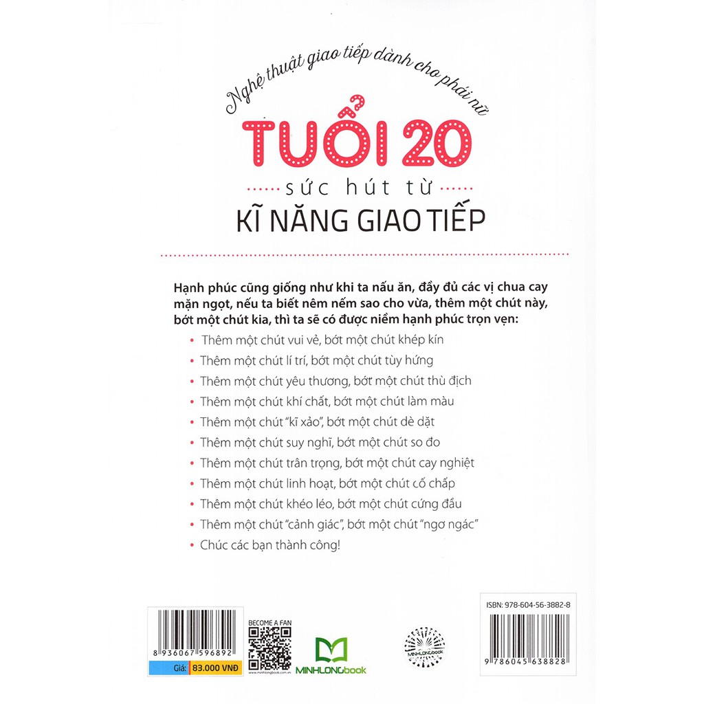 [ Sách ] Tuổi 20 - Sức Hút Từ Kỹ Năng Giao Tiếp - Tặng Kèm Móc Khóa Hoặc Sổ Ngẫu Nhiên